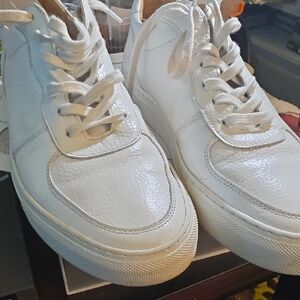 White Leather  SUITSUPPLY  SIZE 43 Low-Top Sneakers